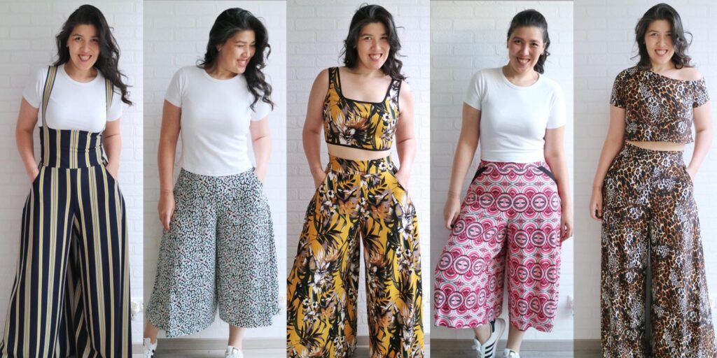 LADIES WOMENS 3/4 LENGTH SHORT PALAZZO TROUSERS CASUAL WIDE LEG CULOTTES  PANTS | eBay